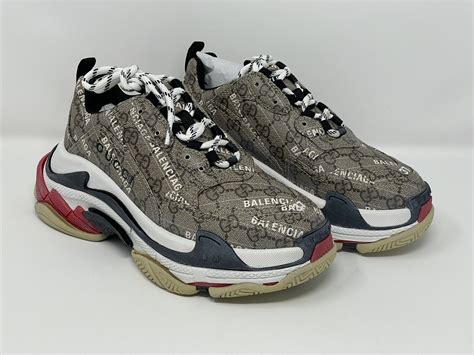 gucci x balenciaga speed trainers|gucci balenciaga triple s.